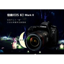 佳能（Canon）6D2 全畫幅數(shù)碼單反相機 EOS 6D Mark II EF24-105F4L IS II USM套機